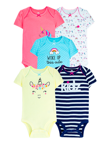 Kit Body Kidz 5 Peças Unicórnio