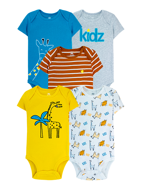 Kit Body Kidz 5 Peças Safari