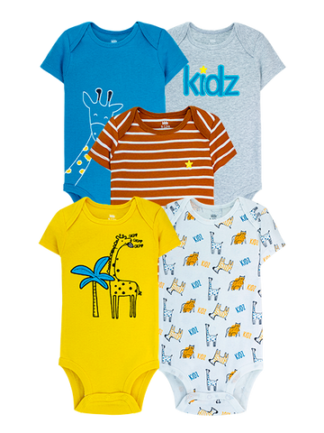 Kit Body Kidz 5 Peças Safari