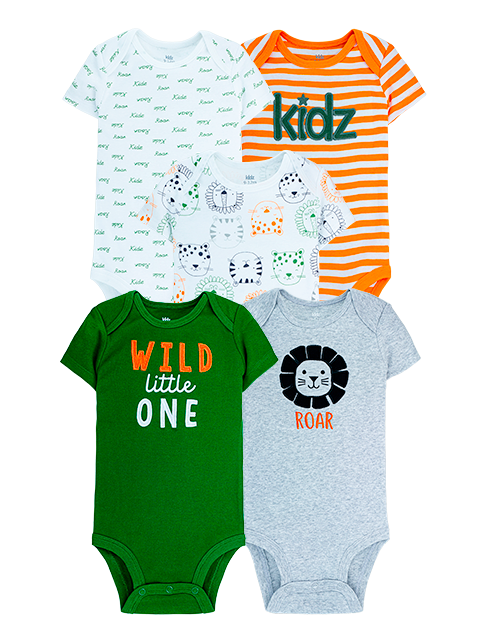 Kit Body Kidz 5 Peças Leão