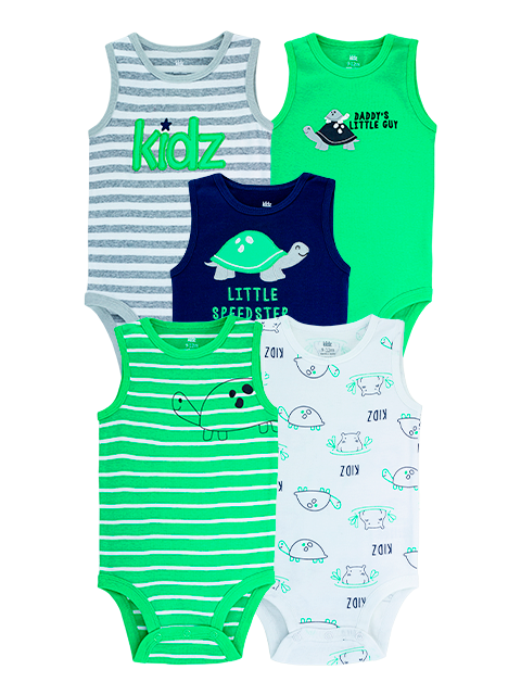 Kit Body Kidz 5 Peças Tartaruga