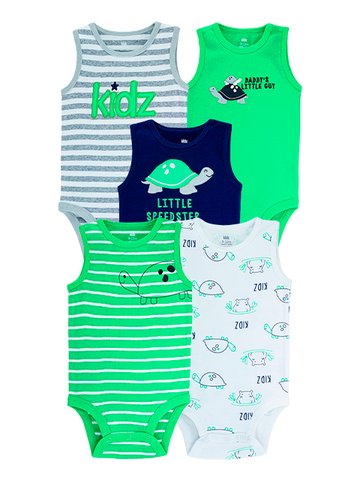 Kit Body Kidz 5 Peças Tartaruga