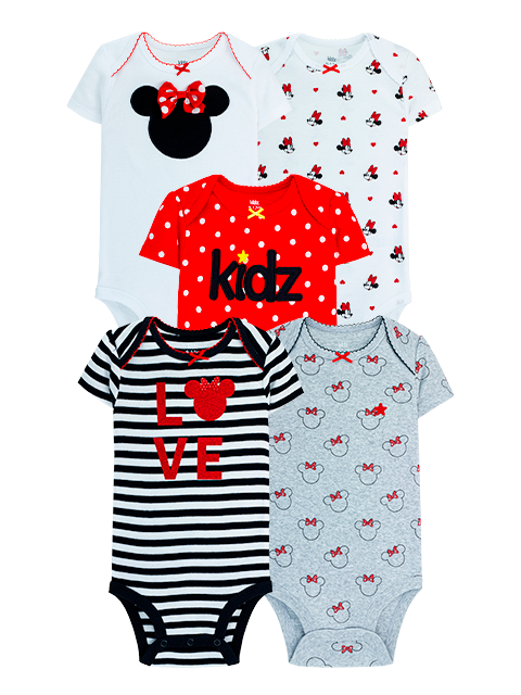 Kit Body Kidz 5 Peças Minnie