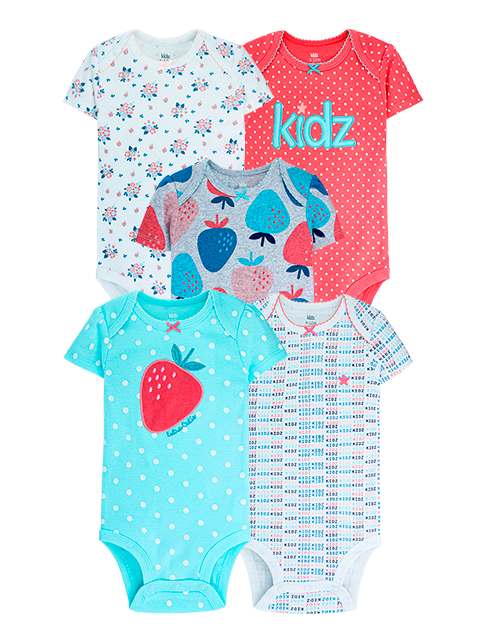 Kit Body Kidz 5 Peças Moranguinho