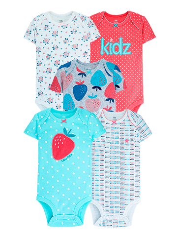 Kit Body Kidz 5 Peças Moranguinho
