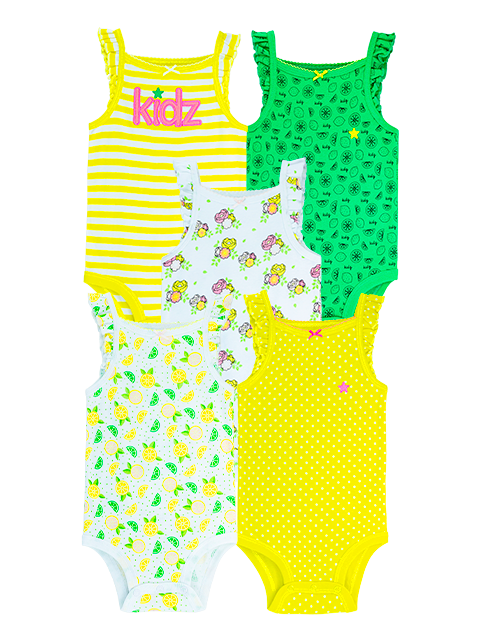 Kit Body Kidz 5 Peças Lemon