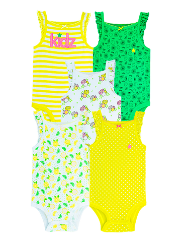 Kit Body Kidz 5 Peças Lemon