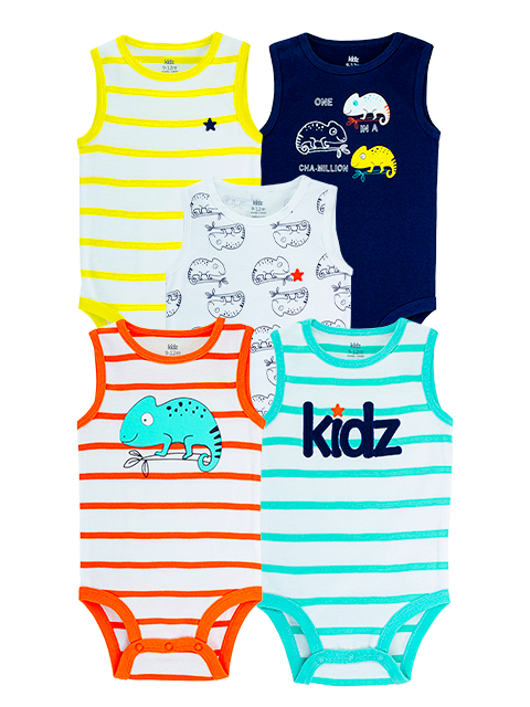 Kit Body Kidz 5 Peças Camaleão