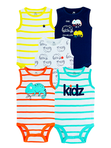 Kit Body Kidz 5 Peças Camaleão