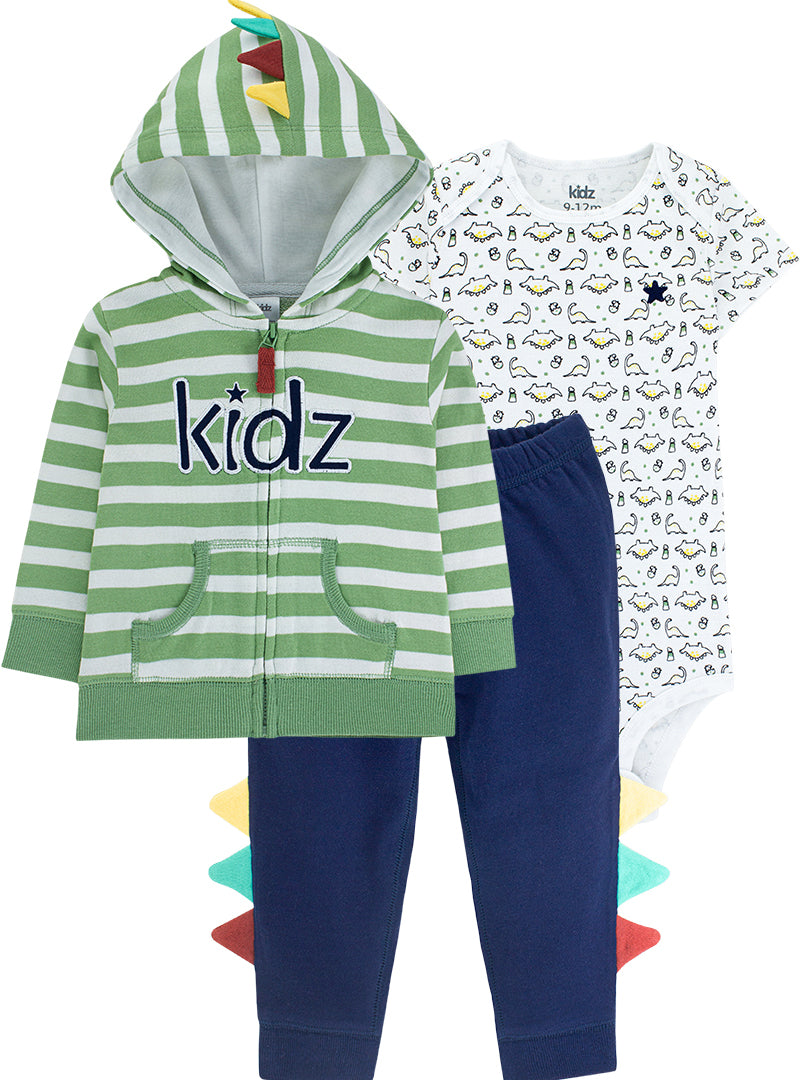 Conjunto Kidz 3 Peças - Dino
