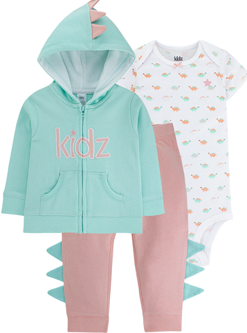 Conjunto Kidz 3 Peças - Dino