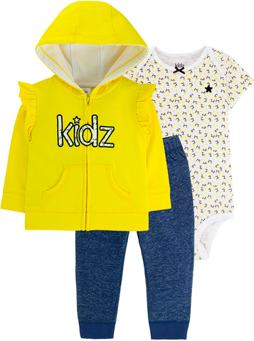 Conjunto Kidz 3 Peças - Flowers