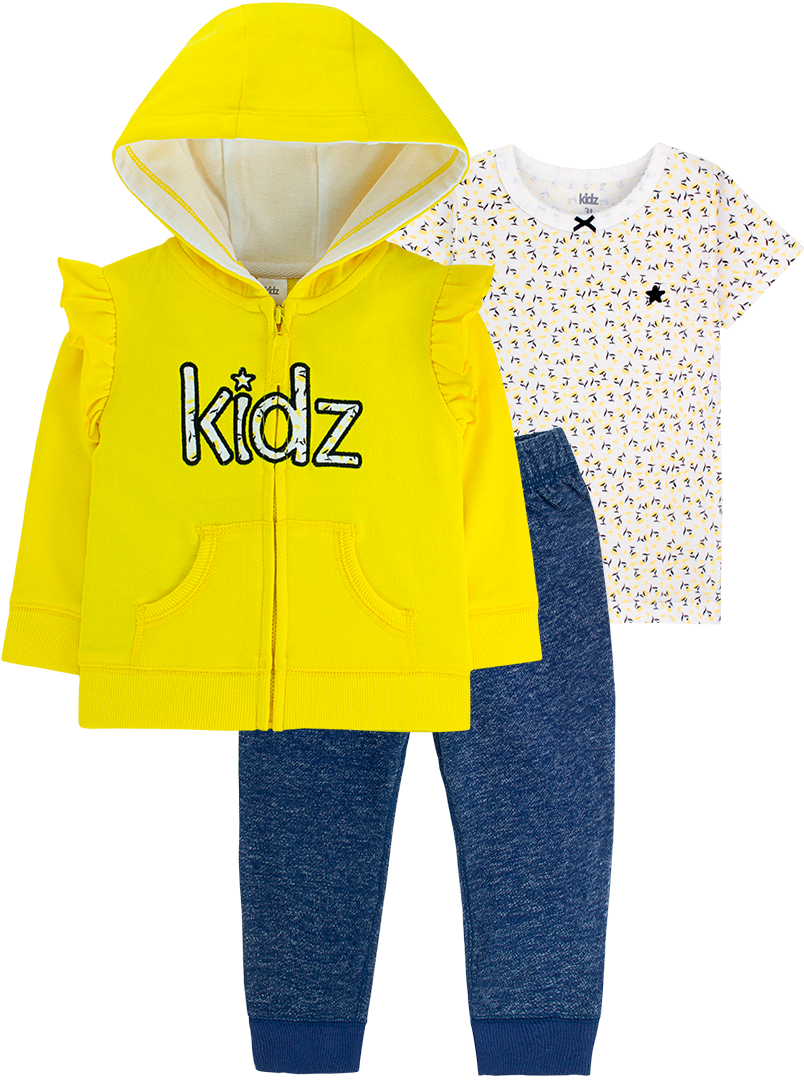 Conjunto Kidz 3 Peças - Flowers