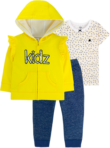 Conjunto Kidz 3 Peças - Flowers