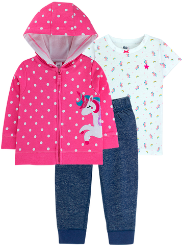 Conjunto Kidz 3 Peças - Unicorn