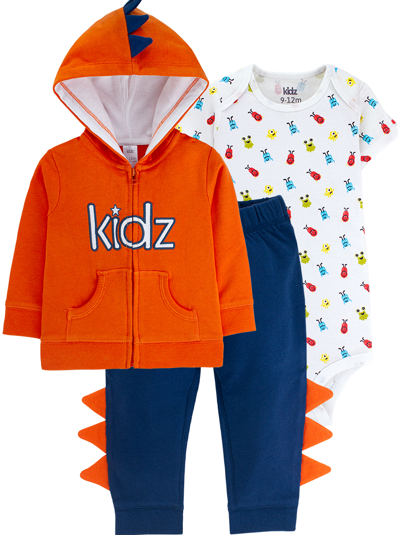 Conjunto Kidz 3 Peças - Monster